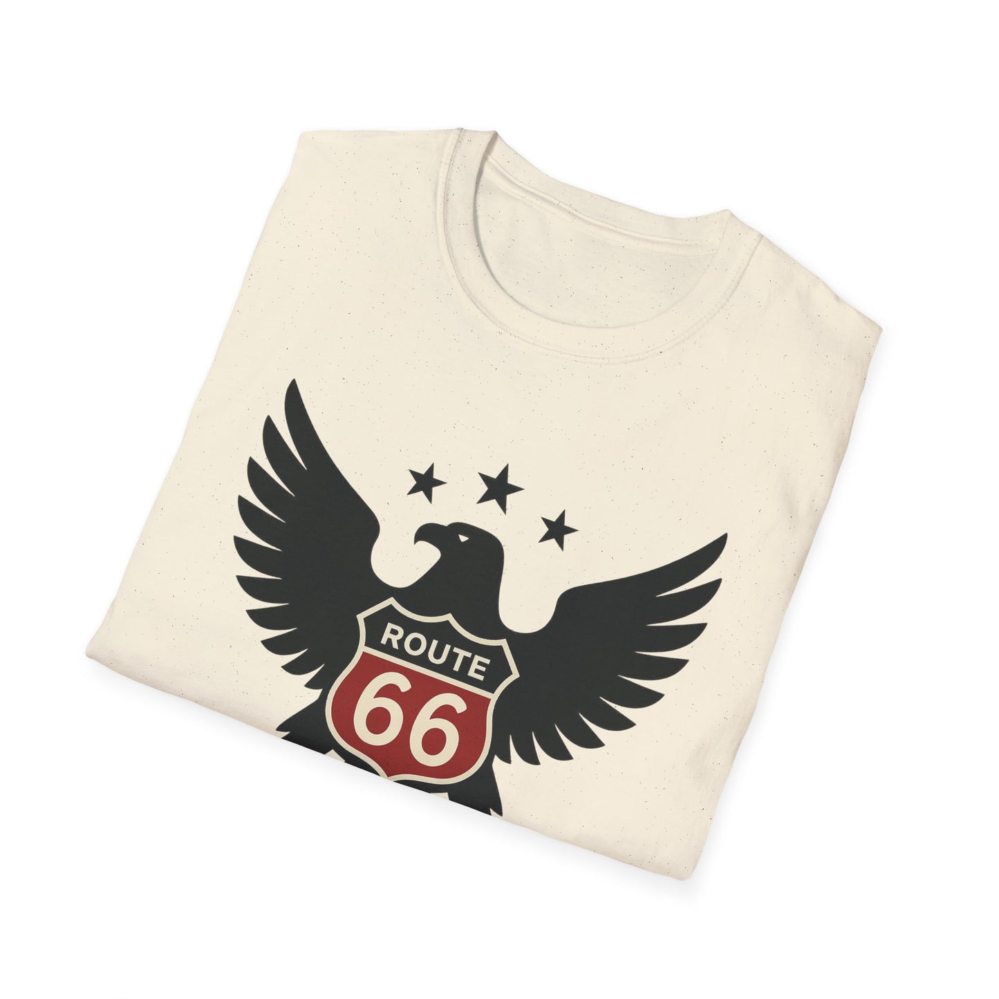 American Route 66 Eagle T-Shirt — Made in USA Vintage Roadtrip Tee