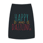 Happy and Dazzling Pet Tank Top — Colorful Graphic Dog Shirt for Everyday Wear