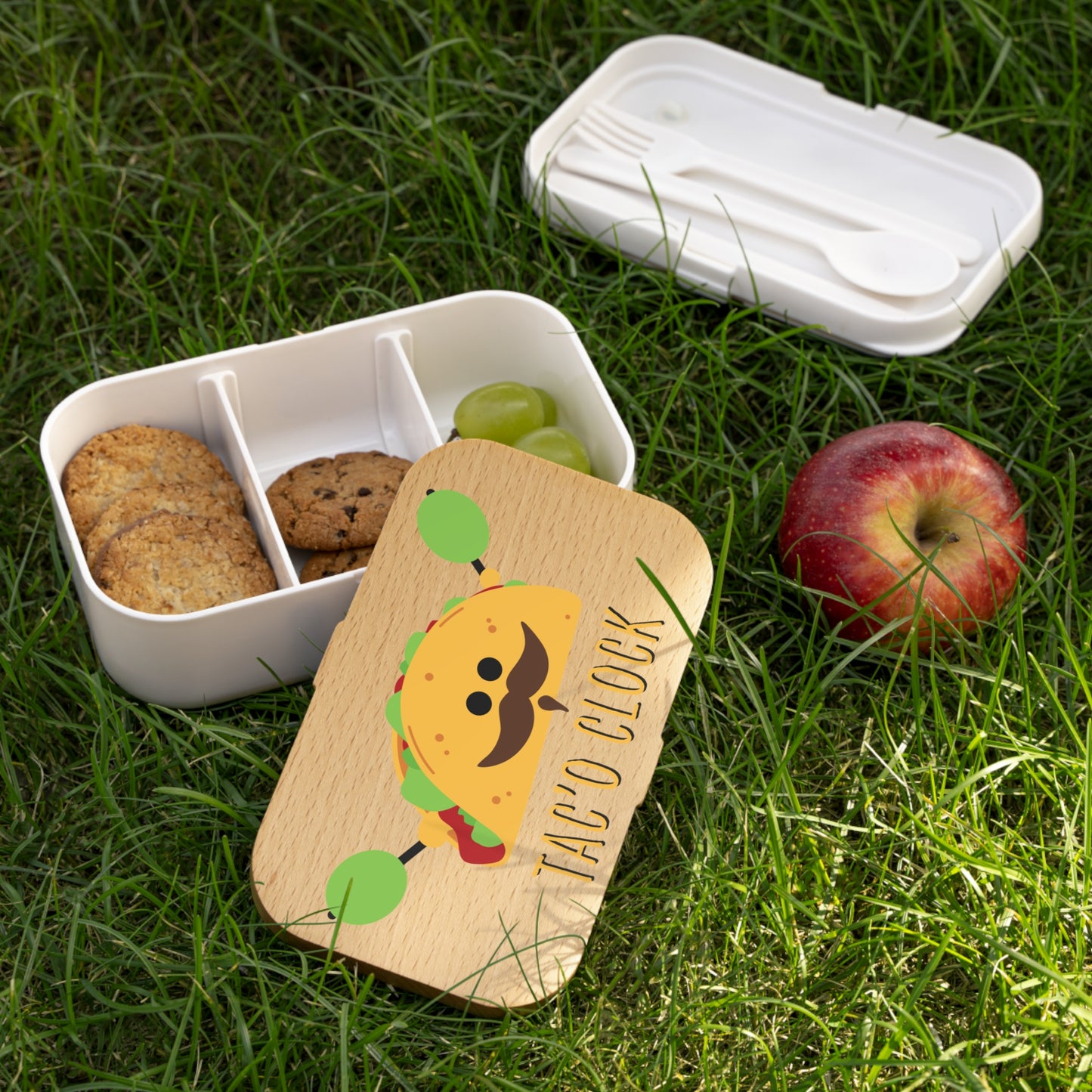 Fun Taco Bento Lunch Box - Perfect for Kids and Food Lovers “taco o’clock”