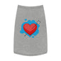 Pet Tank - Arrow Through Heart Cute Valentine Dog Shirt