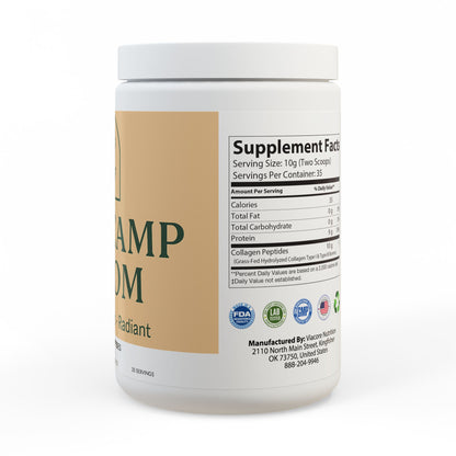 Base Camp Bloom Collagen Peptides Type I & III Supplement (350g, 12.3oz)