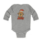 Infant Bodysuit — Jolly Gingerbread Baby Christmas Long Sleeve Onesie