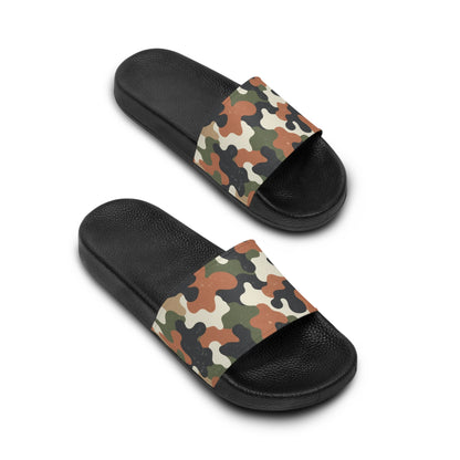 Women's Slide Sandals Abstract Camouflage / Textured Blotch