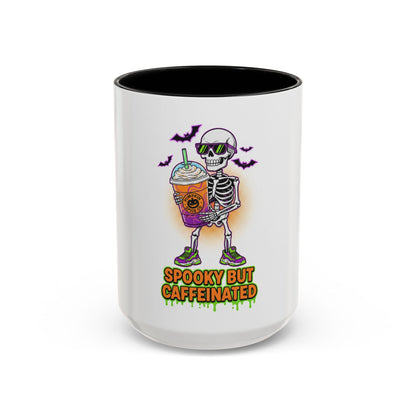 Spooky Skeleton Coffee Mug for Halloween Enthusiasts, Perfect for Gifting, Halloween Decor, Party Accent, Fun Drinkware