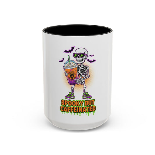 Spooky Skeleton Coffee Mug for Halloween Enthusiasts, Perfect for Gifting, Halloween Decor, Party Accent, Fun Drinkware