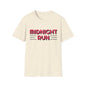 Midnight Run T-Shirt — Retro Pink Track Graphic Tee