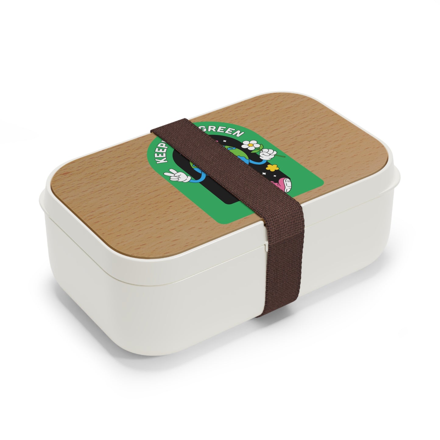 Eco-Friendly earth day Bento Lunch Box - Keepin' It Green Design
