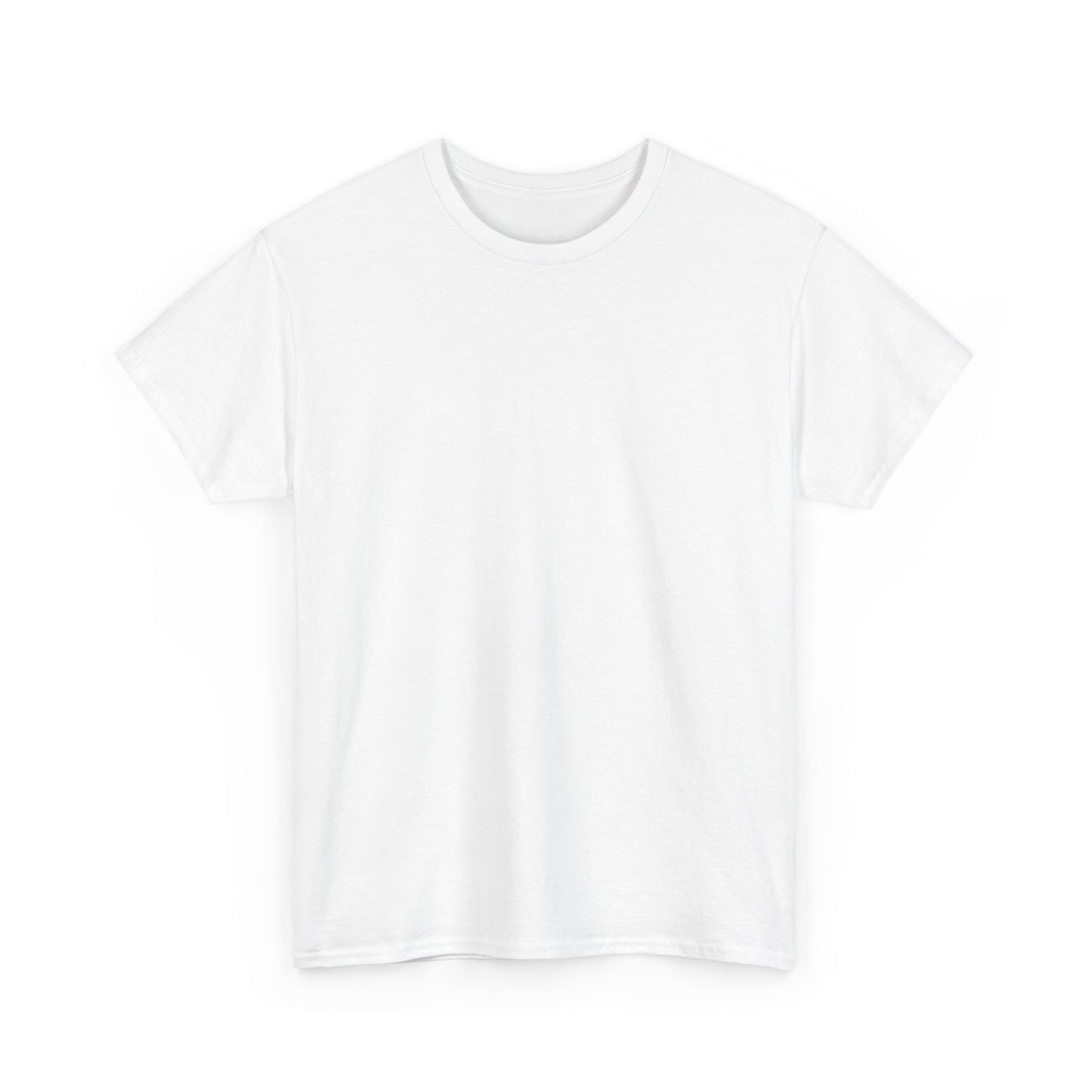 Women’s Casual white Heavy Cotton Tee - Perfect for Everyday Wear