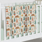 BoHo Woodland creatures camping - Baby Swaddle Blanket