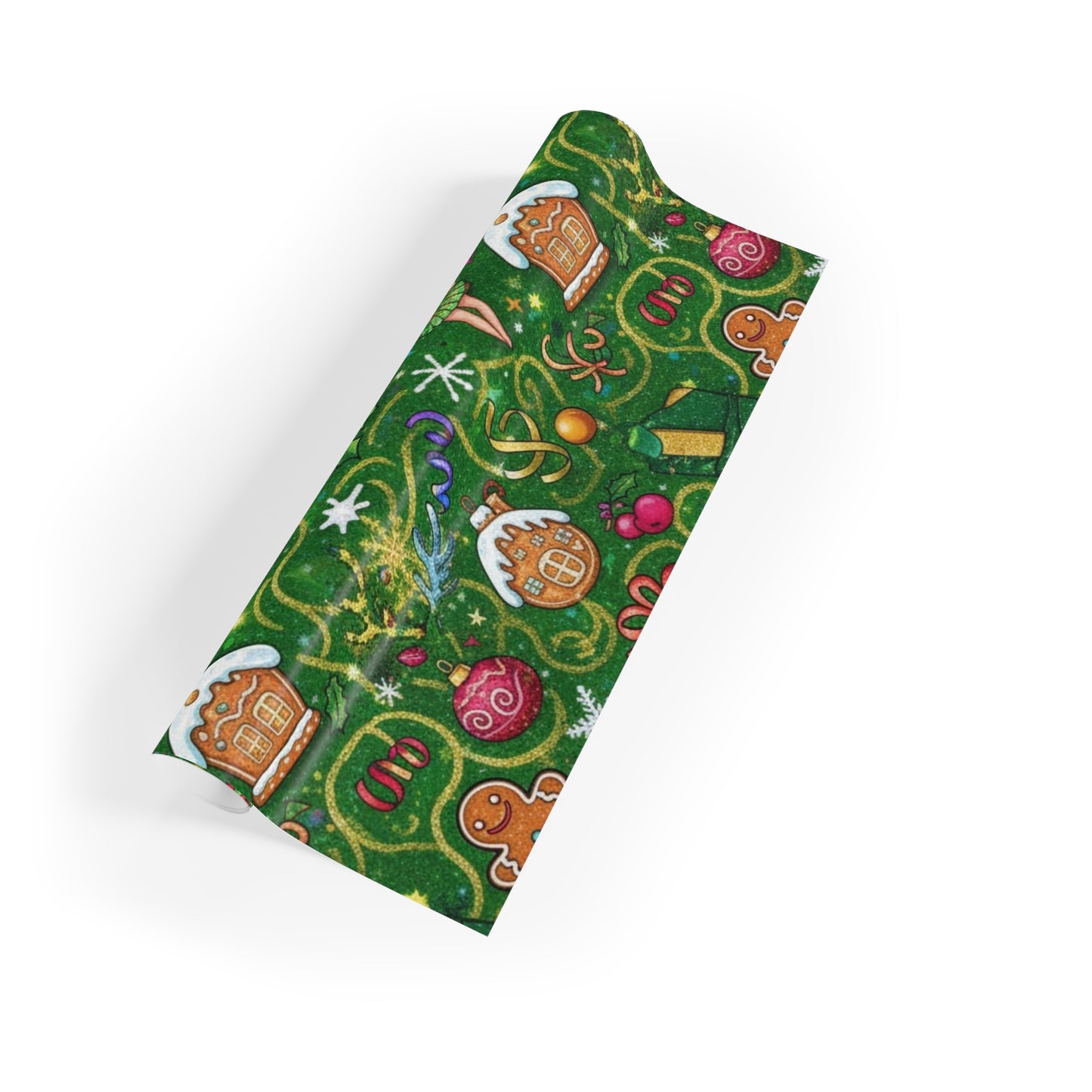 Festive Christmas Wrapping Paper Roll