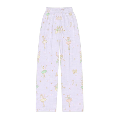 Kids Ballerina Lounge Pants – Pastel Tutu Print