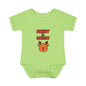 Merry & Bright Baby Bodysuit - Cute Reindeer Christmas Infant Onesie