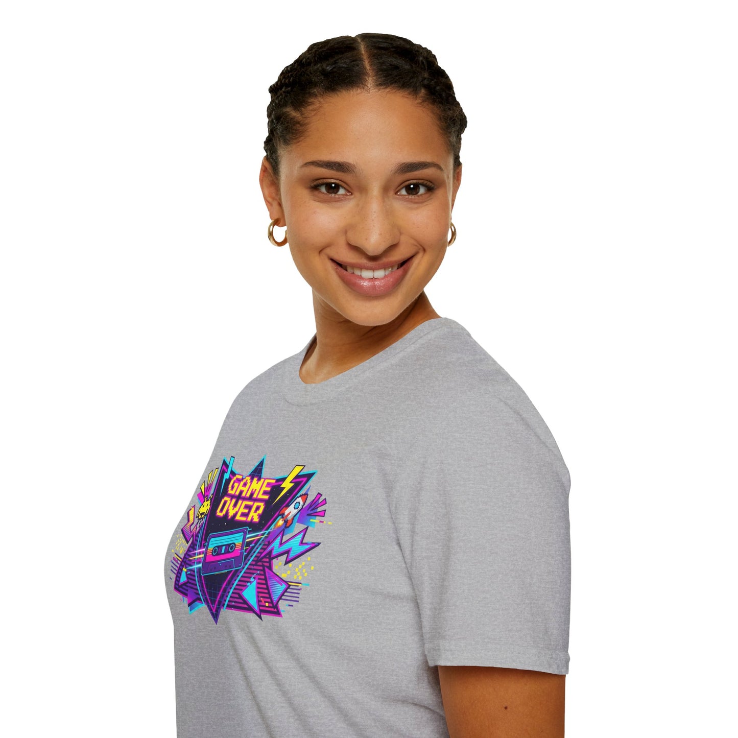 Retro 'Game Over' Graphic T-Shirt — 80s Arcade Gamer Tee