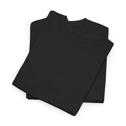 Women’s Casual Black Heavy Cotton Tee - Perfect for Everyday Comfort