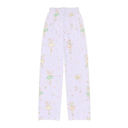 Kids Ballerina Lounge Pants – Pastel Tutu Print