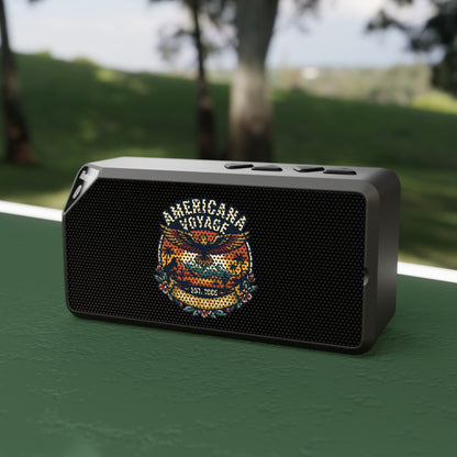 Bluetooth Speaker — "American Vintage" Skull Graphic Portable Speaker