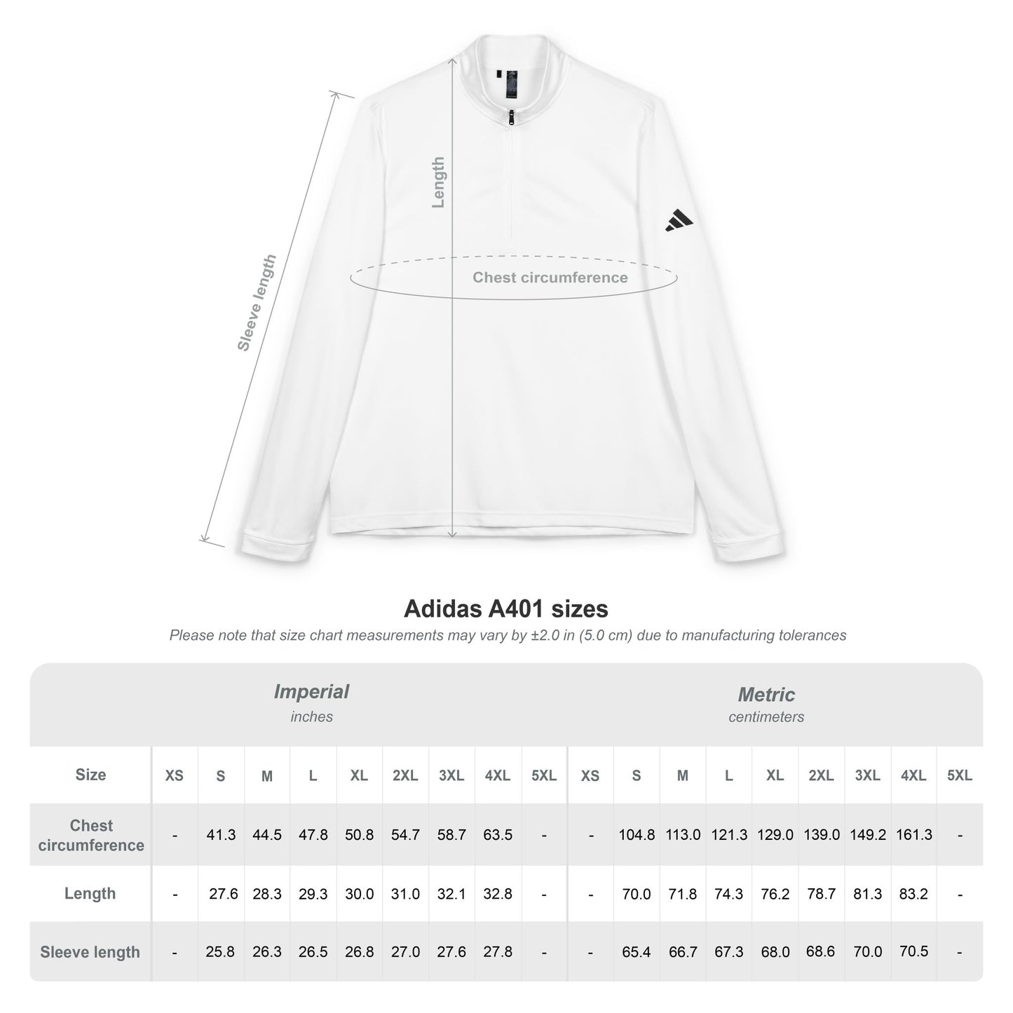 Embroidered Quarter-Zip Pullover — adidas® Performance Top