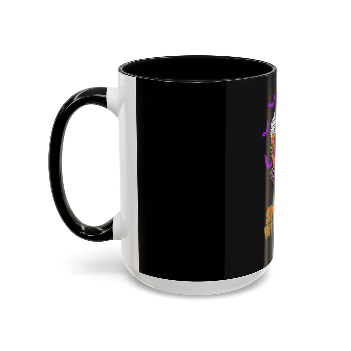 Spooky Skeleton Coffee Mug, Halloween Gift, Caffeinated Mug, Gothic Cup, Unique Drinkware, Perfect for Fall Celebrations