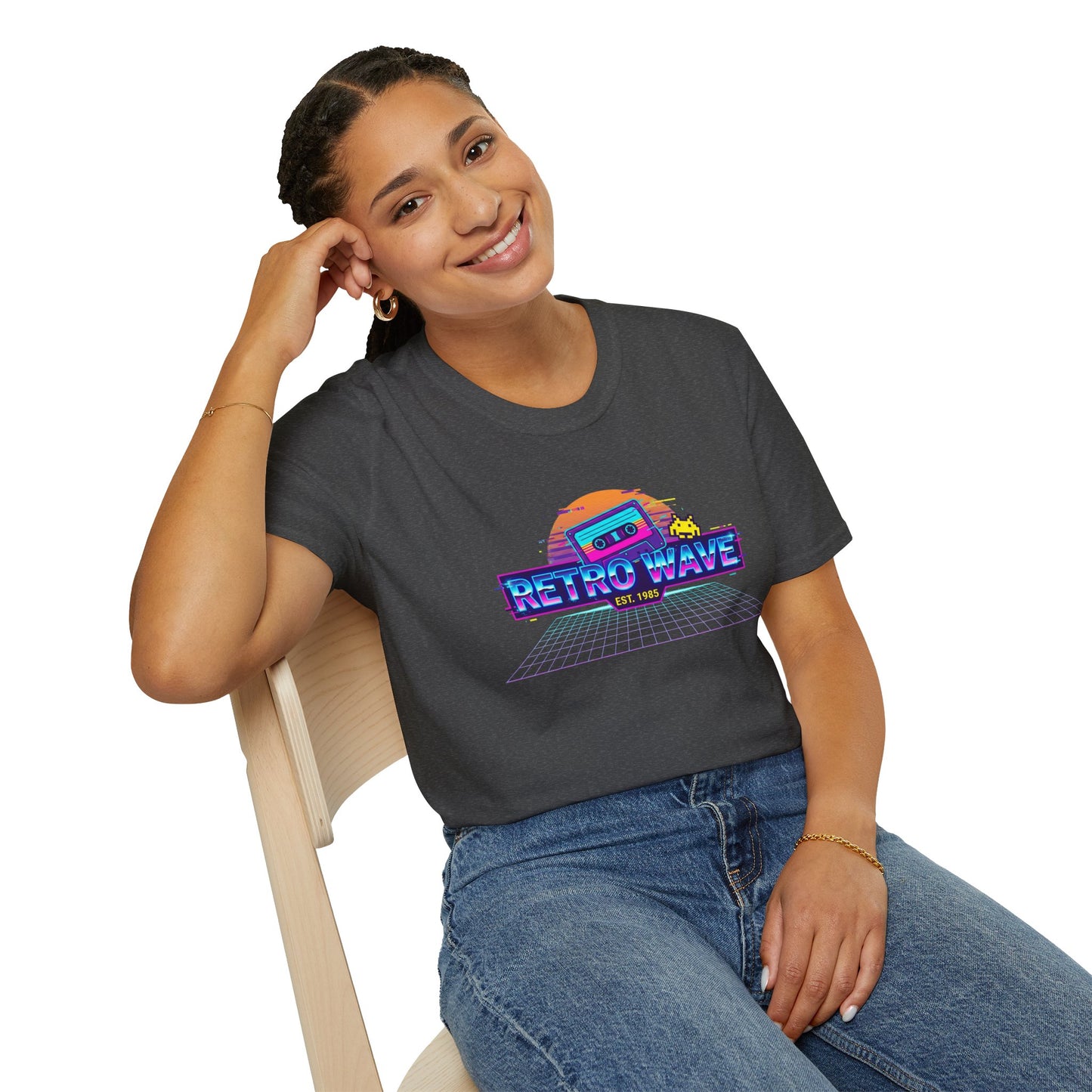 Retro Wave T-Shirt — Vintage Cassette 80s Vaporwave Tee