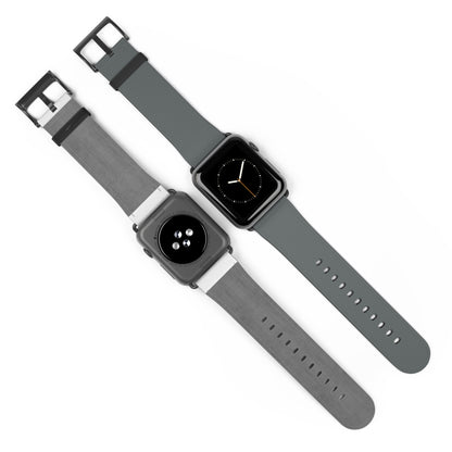 Stylish Gray Silicone Watch Band for Apple Watch - Modern & Comfortable Design