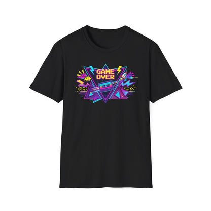 Retro 'Game Over' Graphic T-Shirt — 80s Arcade Gamer Tee