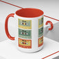 Retro Cassette Tape Coffee Mug – 80s & 90s Vintage Music Accent Mug