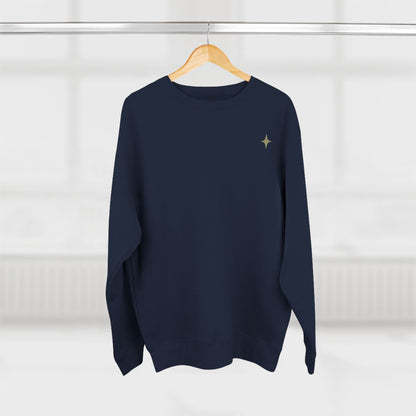 Modern Star Design  Crew neck Sweatshirt