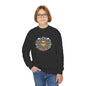 Youth Y2K Aesthetic - Crewneck Sweatshirt — Colorful Retro Sun & Floral Graphic