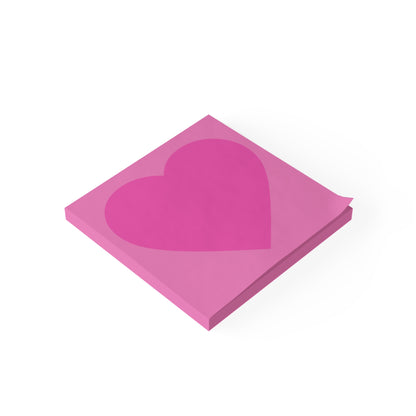 Heart Sticky Notes — Pink Heart Post-it Note Pads for Valentine’s, Gifts & Desk Organization