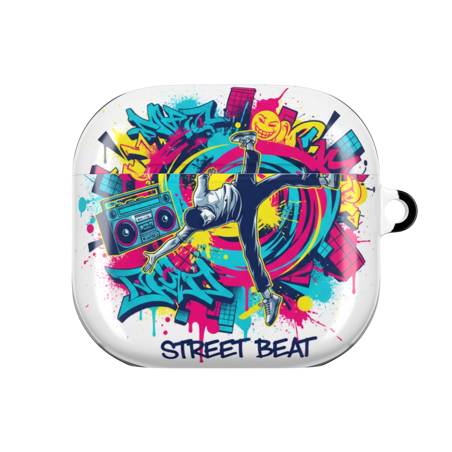 Boy's Street Beat AirPod Case — Graffiti Breakdance Design (free shipping)