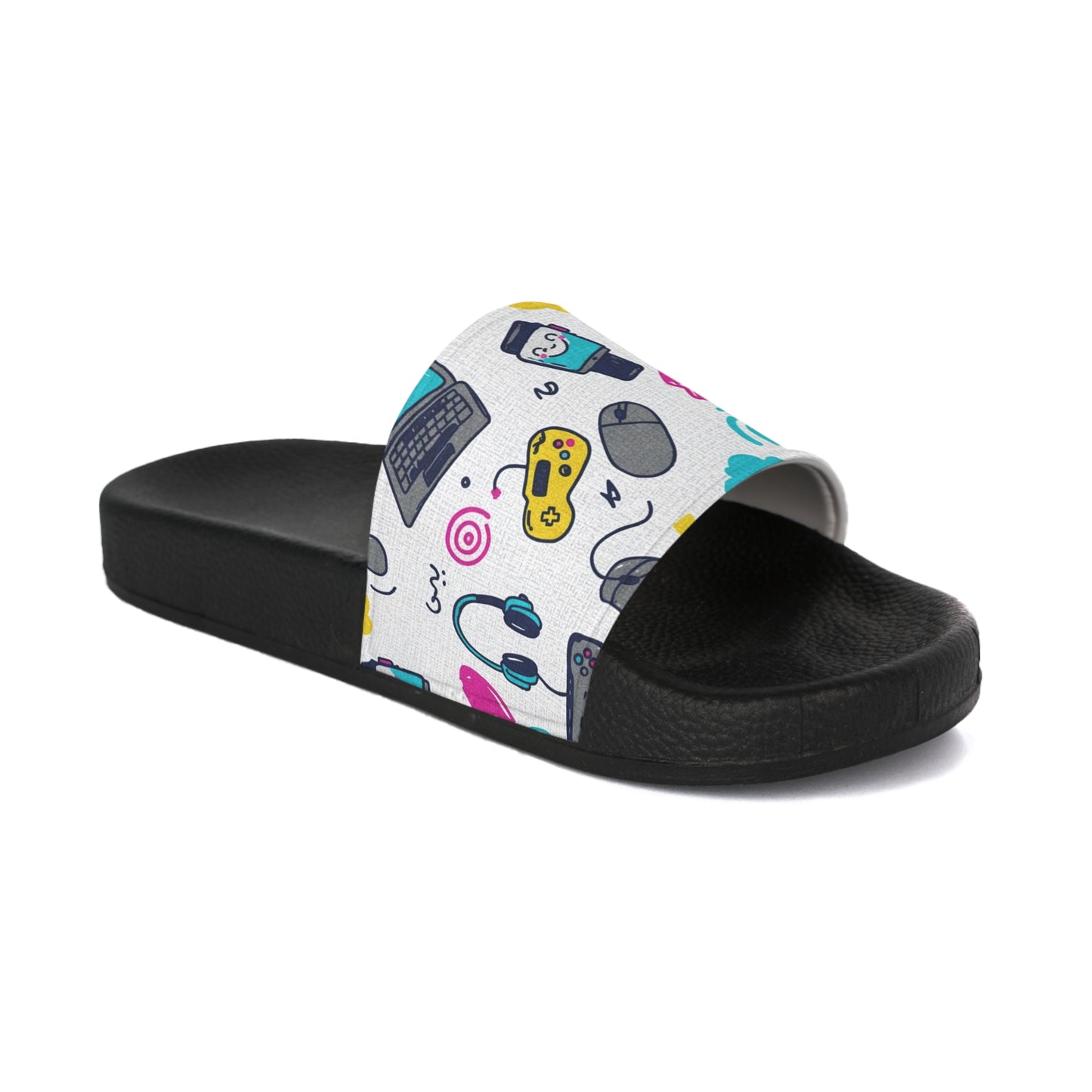 Women's Slide Sandals Tech & Gadget Doodles / Digital Whimsy