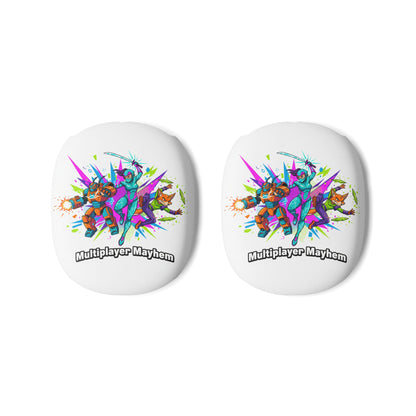 Gaming Headphones — 'Multiplayer Mayhem' themed Colorful Gamer Graphic Protective Headphones  (free shipping)
