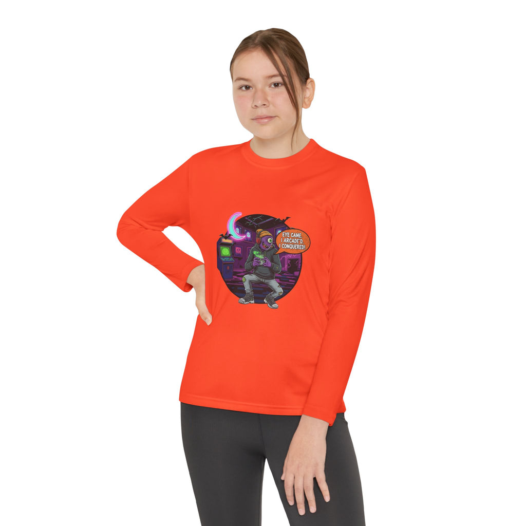 Youth Gamer Long Sleeve Tee, Retro Gaming Gift, Unisex Shirt, Video Game Apparel, Cute Gamer Top, Everyday Casual Wear