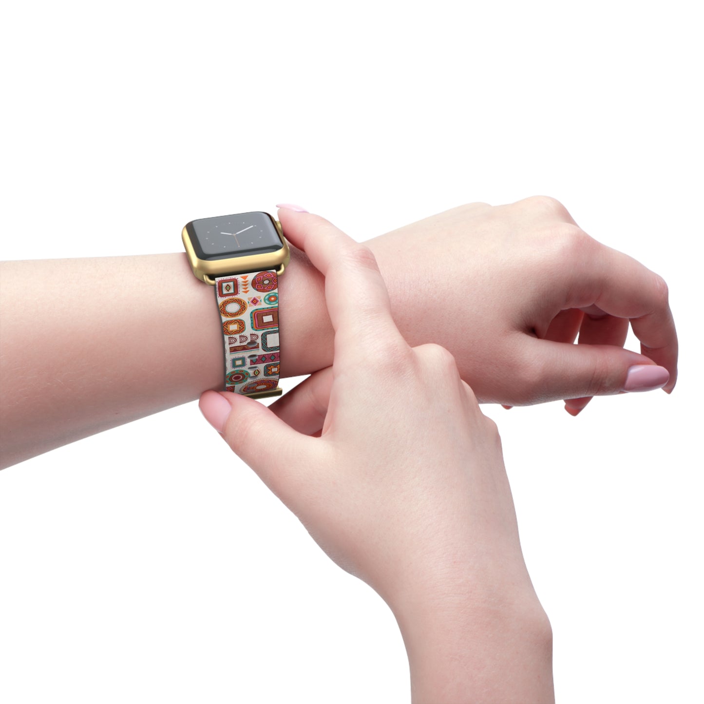 Colorful Geometric Watch Band for Trendy Style