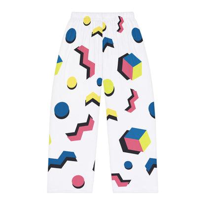 Retro 80s Memphis Geometric Lounge Sleep Pant- pajama pants