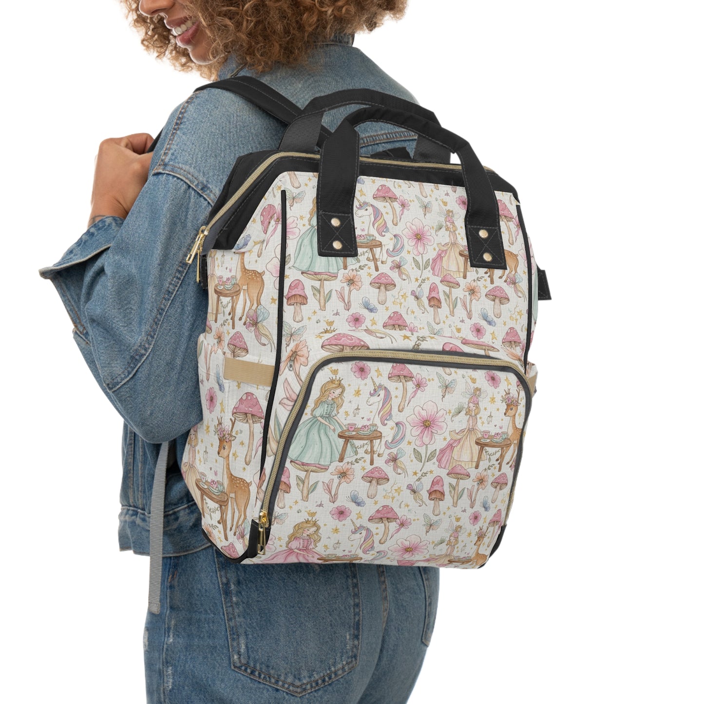 Boho - Unicorn Fairy Garden Diaper Backpack — Multifunctional Baby Changing Bag
