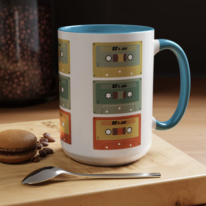 Retro Cassette Tape Coffee Mug – 80s & 90s Vintage Music Accent Mug