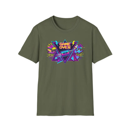 Retro 'Game Over' Graphic T-Shirt — 80s Arcade Gamer Tee