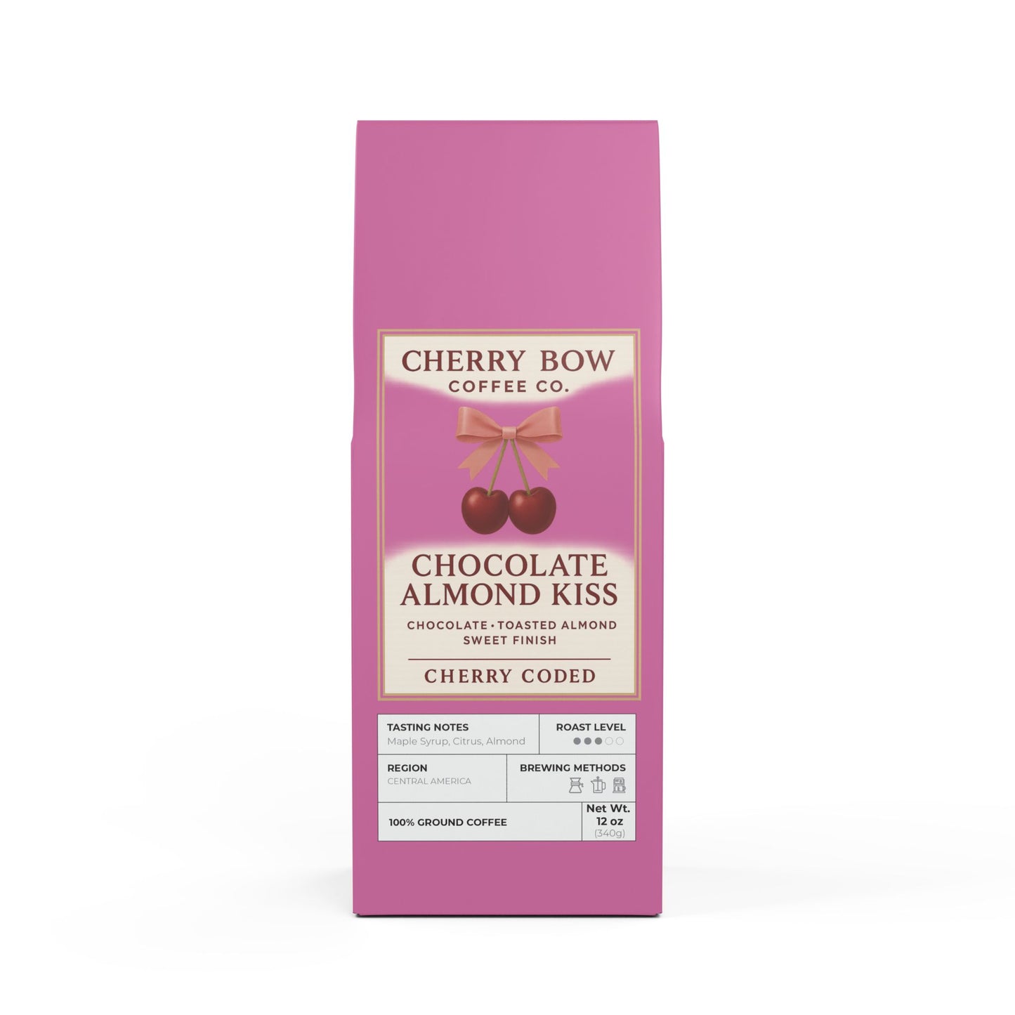 Cherry Bow Coffee Co.  Chocolate Almond Kiss (Medium Roast)