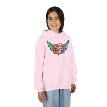 Youth Retro Cassette Wings Hoodie