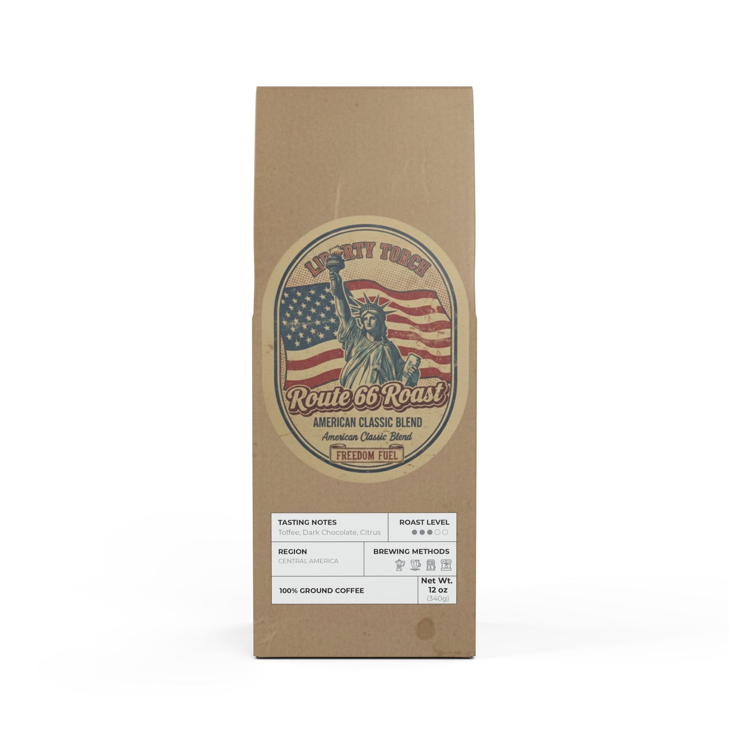 Freedom Fuel Coffee Blend (The Torch of Freedom)(Medium Roast)