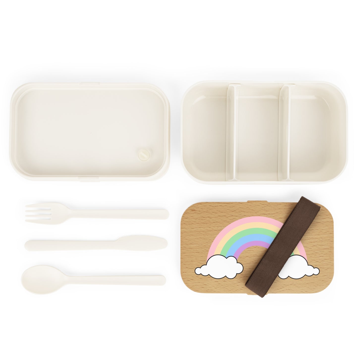 Rainbow Bento Lunch Box - Eco-Friendly Meal Container for Kids