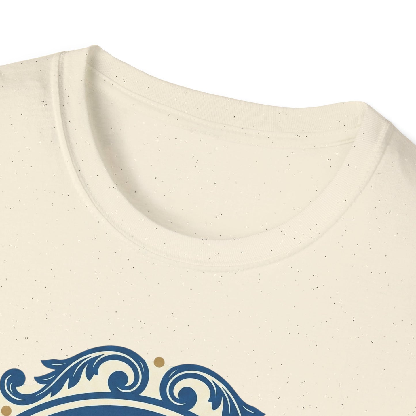 Vintage Blue Rococo Smartphone Toile -  T-Shirt