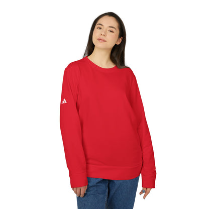 Women’s Adidas Crewneck Sweatshirt — Minimal Neutral Fleece Pullover
