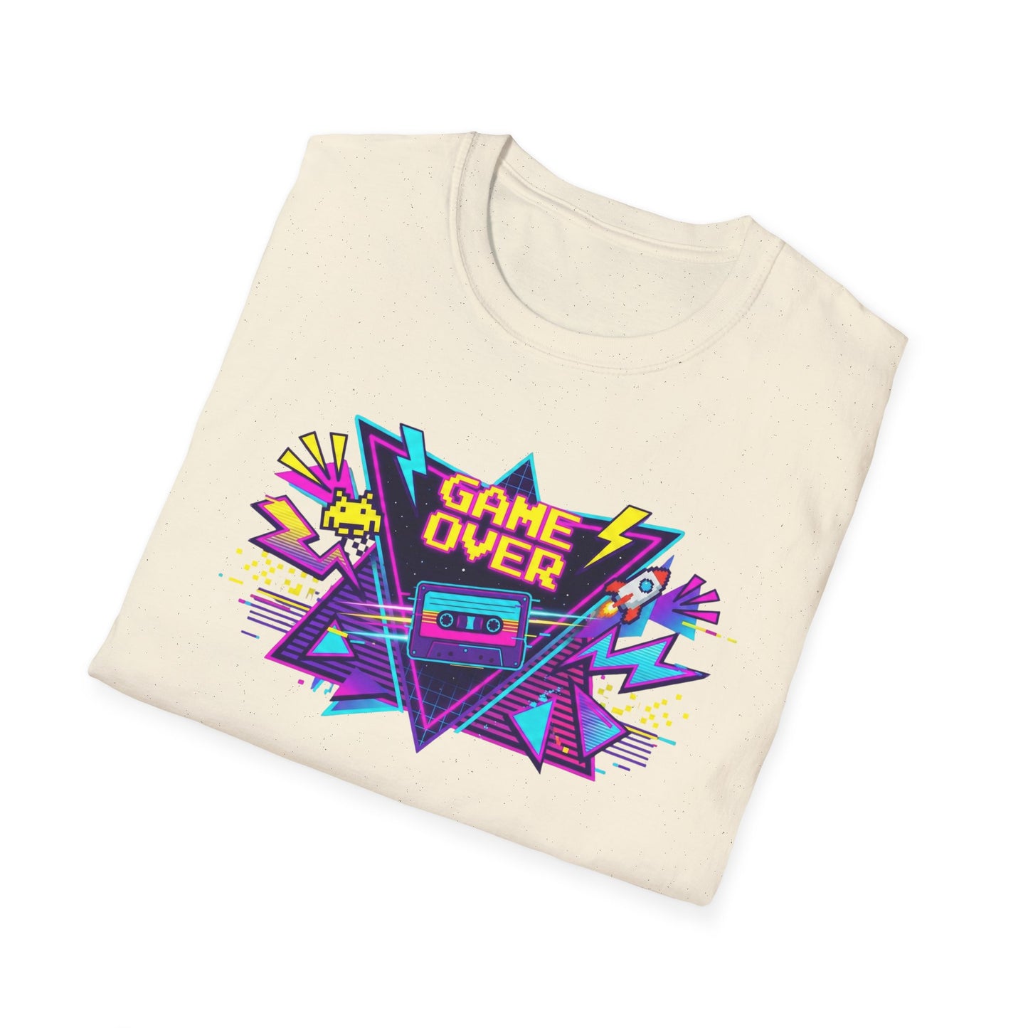 Retro 'Game Over' Graphic T-Shirt — 80s Arcade Gamer Tee
