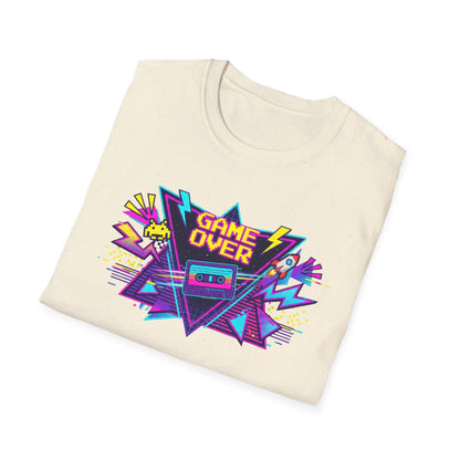 Retro 'Game Over' Graphic T-Shirt — 80s Arcade Gamer Tee