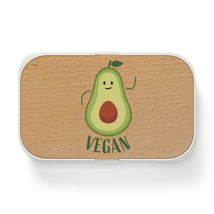 Vegan Avocado Bento Lunch Box - Eco-Friendly Meal Container