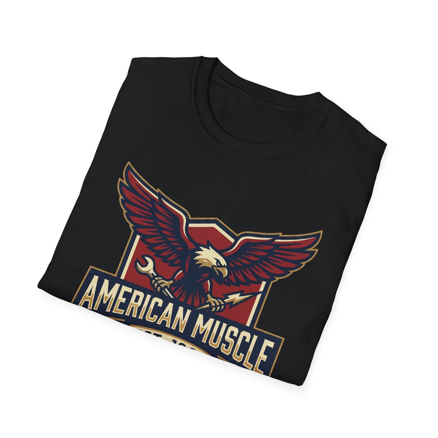 American Muscle Eagle T-Shirt — Vintage V8 Car Lover Tee