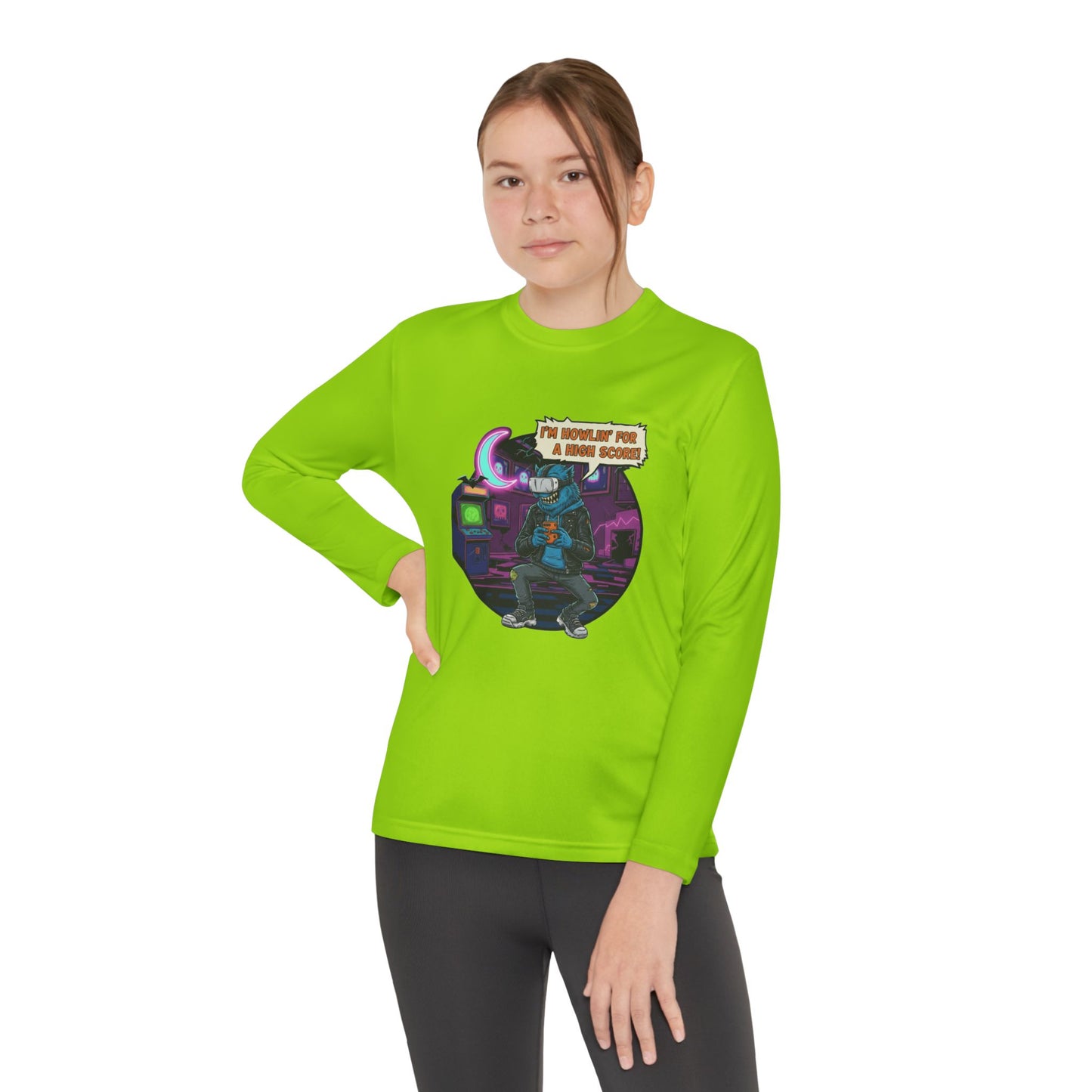Youth Graphic Long Sleeve Tee - Cool Gamer Vibe, Perfect for Gaming Events, Birthdays, Holidays, Casual Wear, Gift Idea