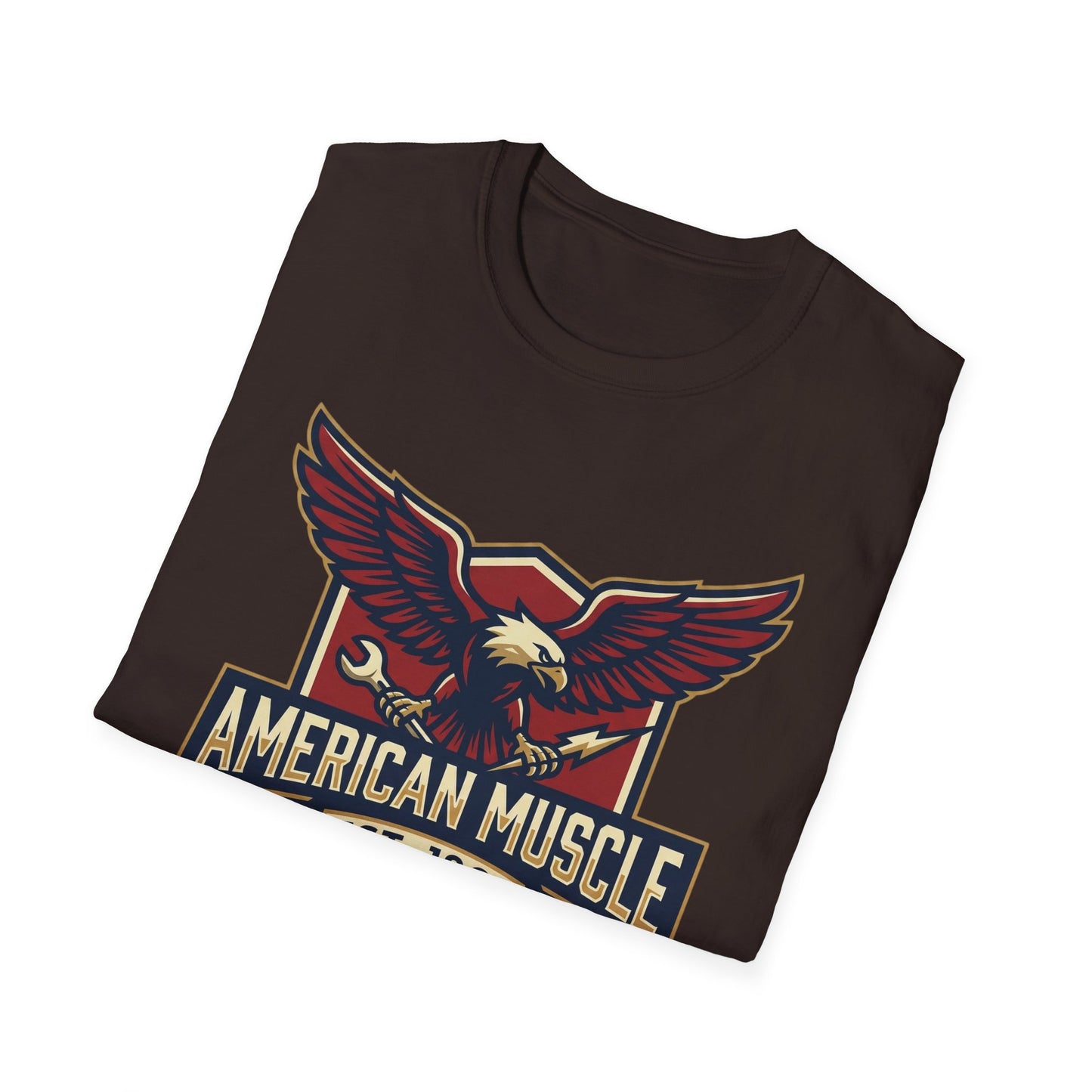 American Muscle Eagle T-Shirt — Vintage V8 Car Lover Tee